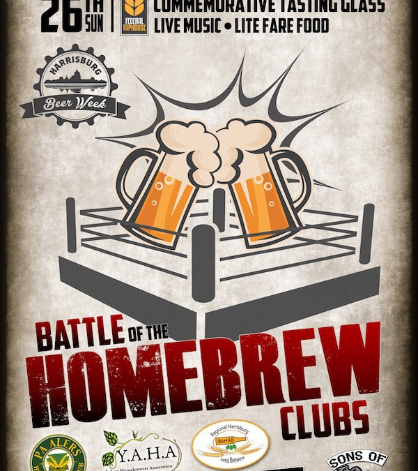 Battle of The Homebrew Clubs – Harrisburg Beer Week Federal Taphouse Event